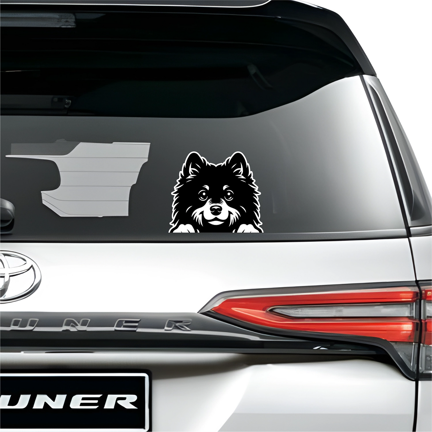PeekaPup Finnish Spitz Car Decals