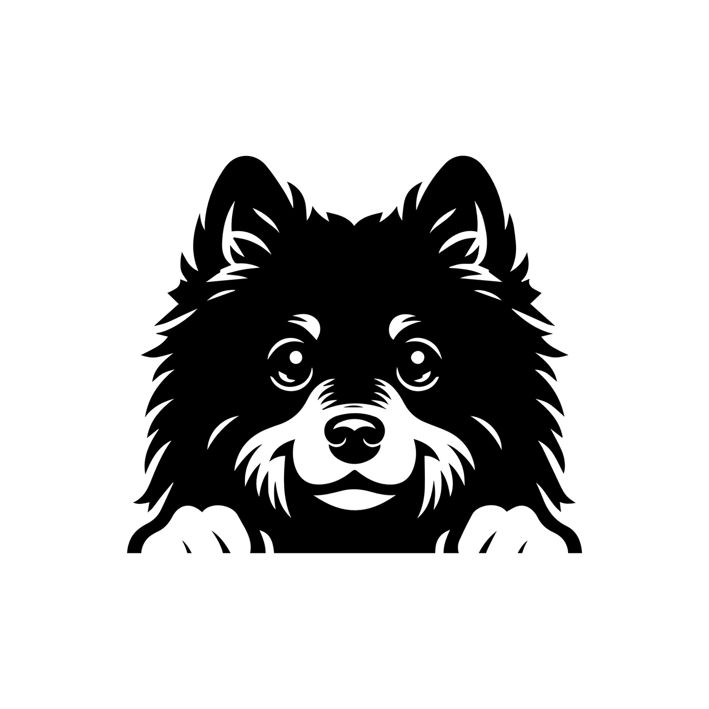 PeekaPup Finnish Spitz Car Decals