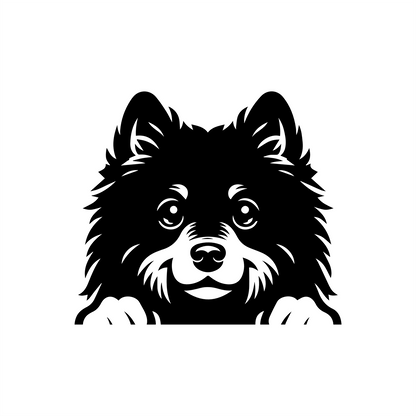PeekaPup Finnish Spitz Car Decals