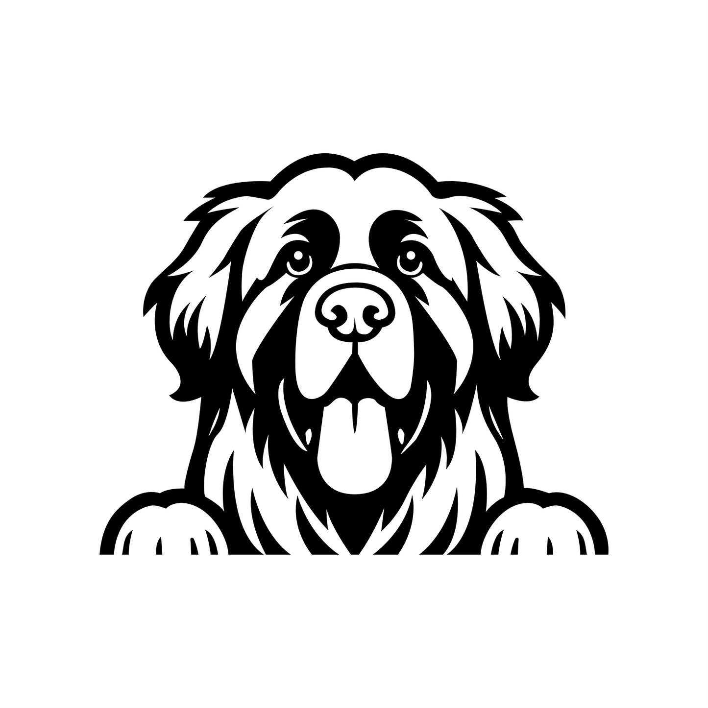 PeekaPup Leonberger Car Decals