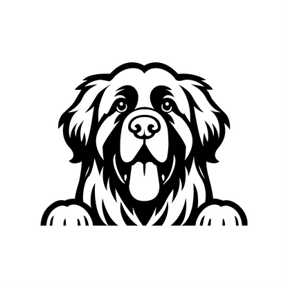 PeekaPup Leonberger Car Decals