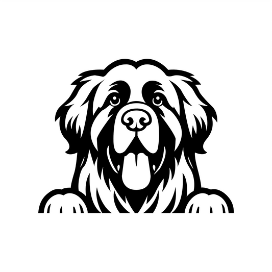 PeekaPup Leonberger Car Decals
