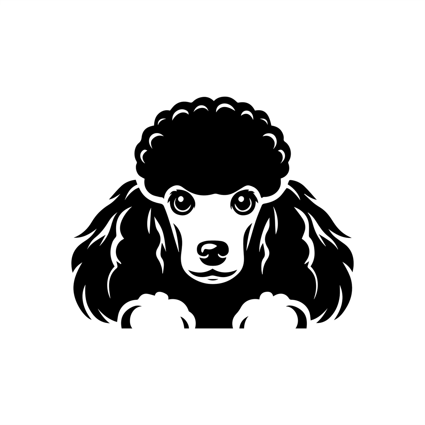 PeekaPup Poodle Car Decals