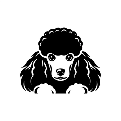 PeekaPup Poodle Car Decals