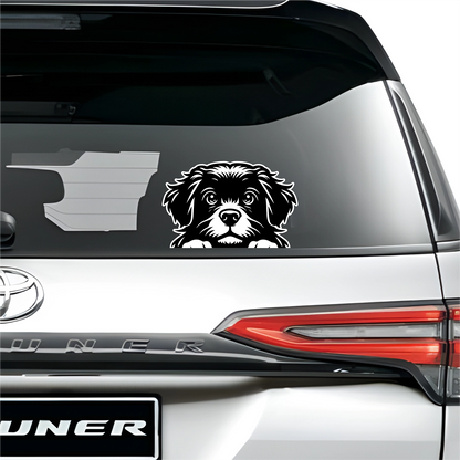PeekaPup Portuguese Water Dog Car Decals
