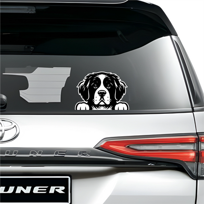 PeekaPup Saint Bernard Car Decals