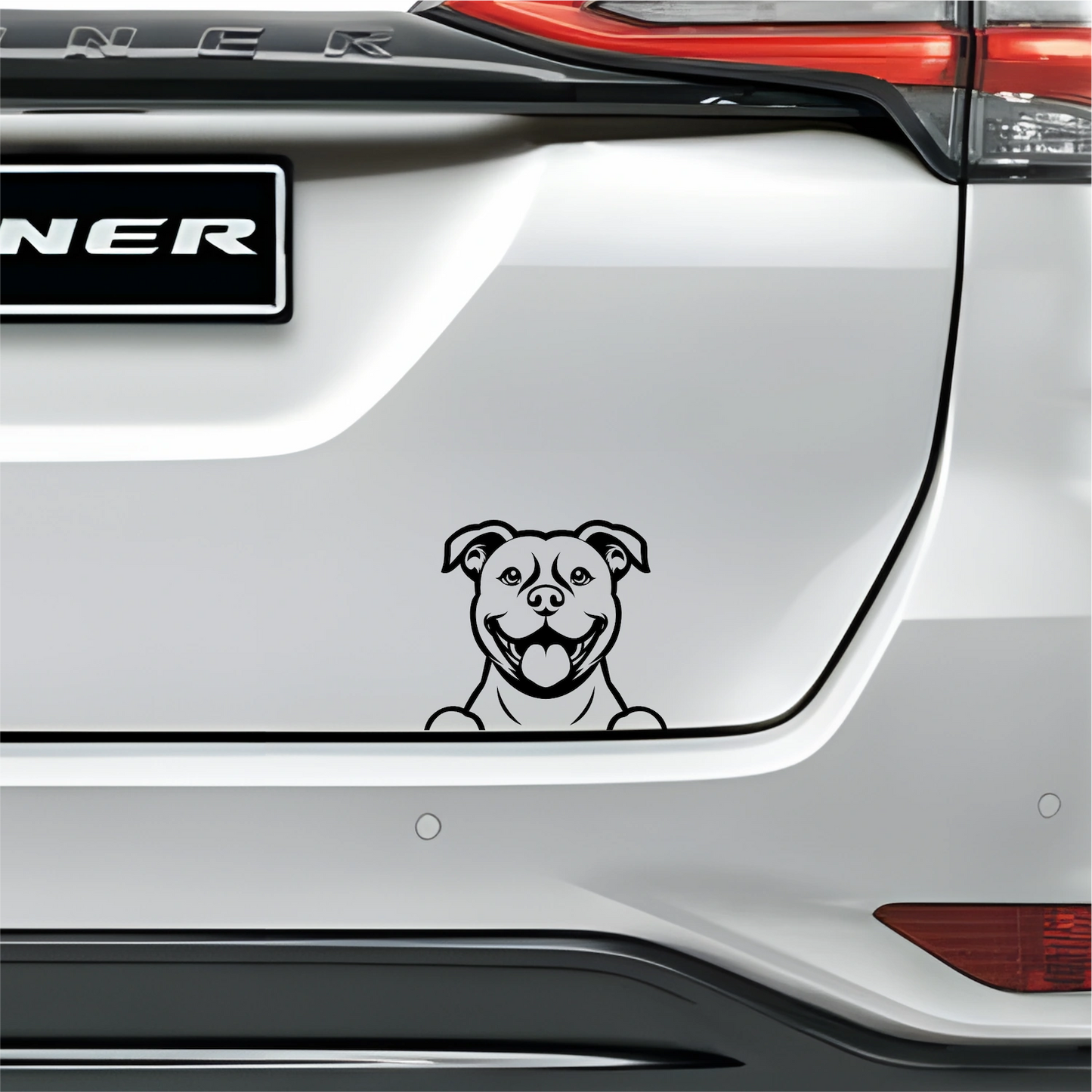 PeekaPup Pitbull Car Decals