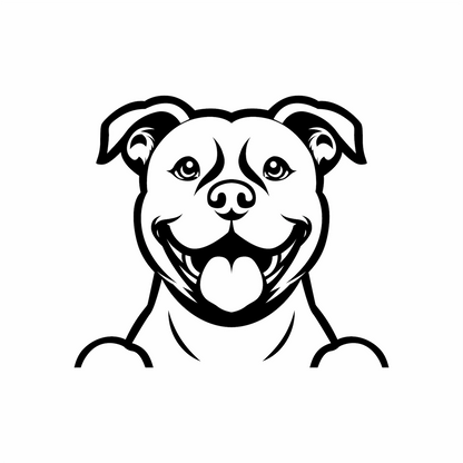 PeekaPup Pitbull Car Decals