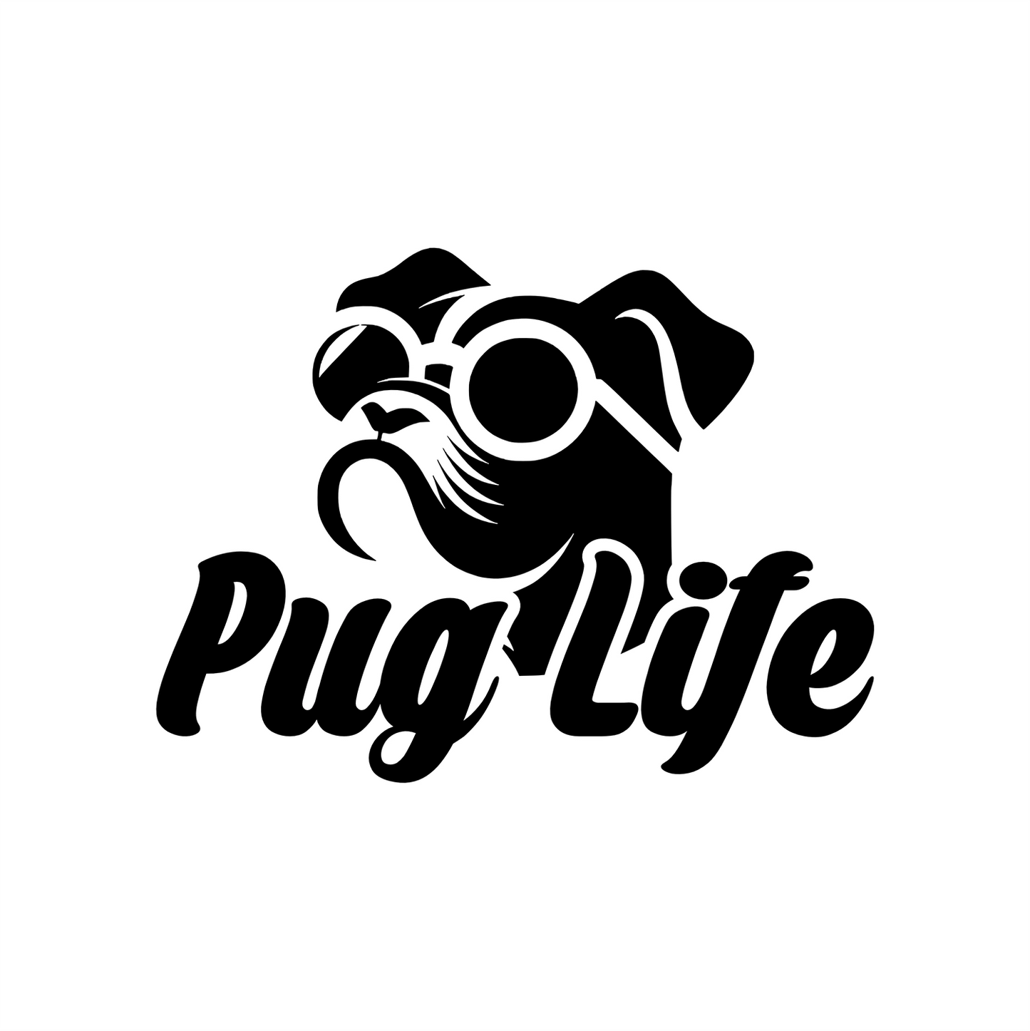 Pug Life Vinyl Decal
