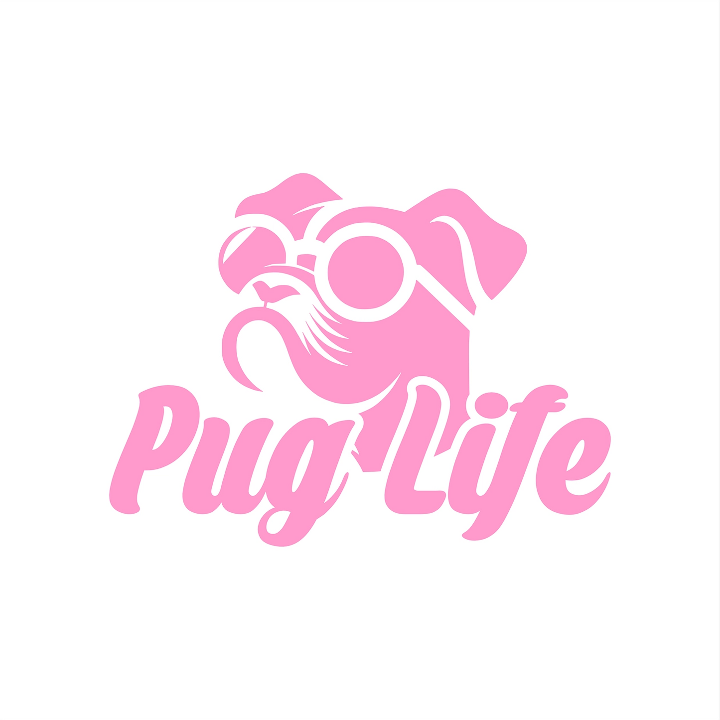 Pug Life Vinyl Decal