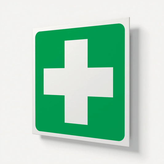 "First Aid" Safety Signage Panel