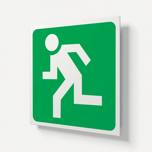 "Direction To Escape Route" Safety Signage Panel (Left)