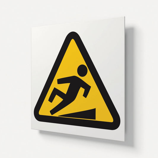"Slippery Surfaces Hazard" Safety Signage Panel