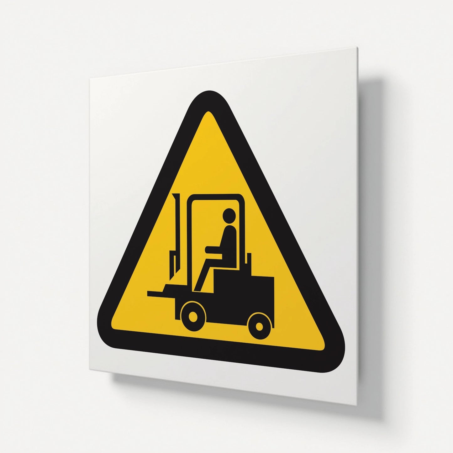 "Beware of Forklifts Hazard" Safety Signage Panel