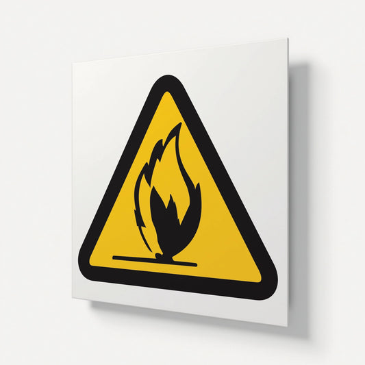 "Fire Hazard" Safety Signage Panel
