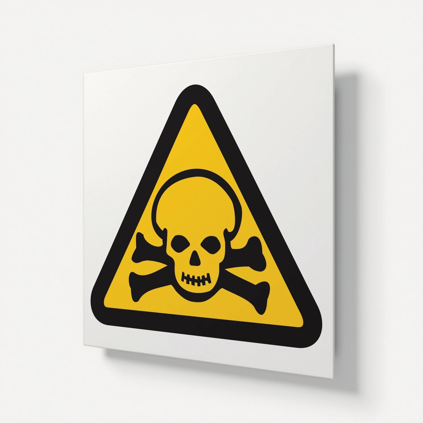 "Poisonous Substances Hazard" Safety Signage Panel