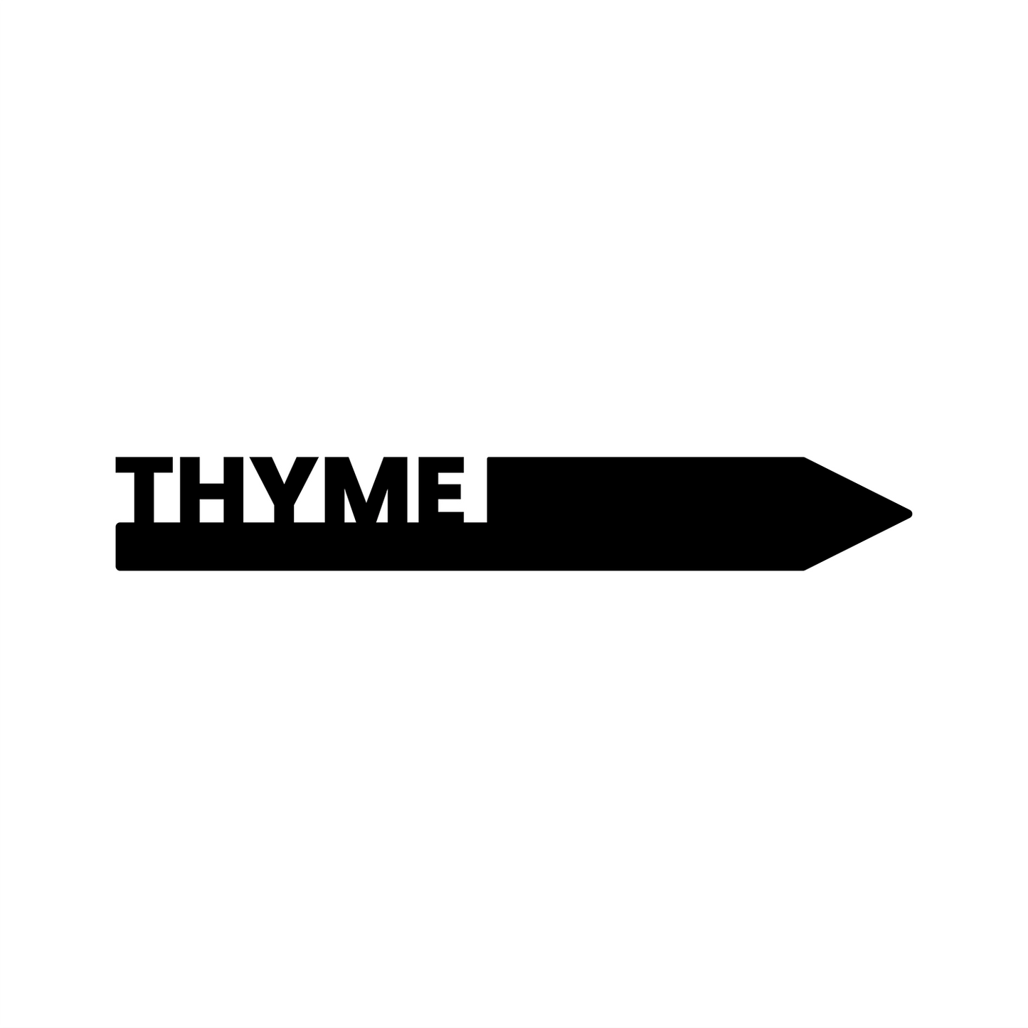 "Thyme" Garden Acrylic Grow Tag