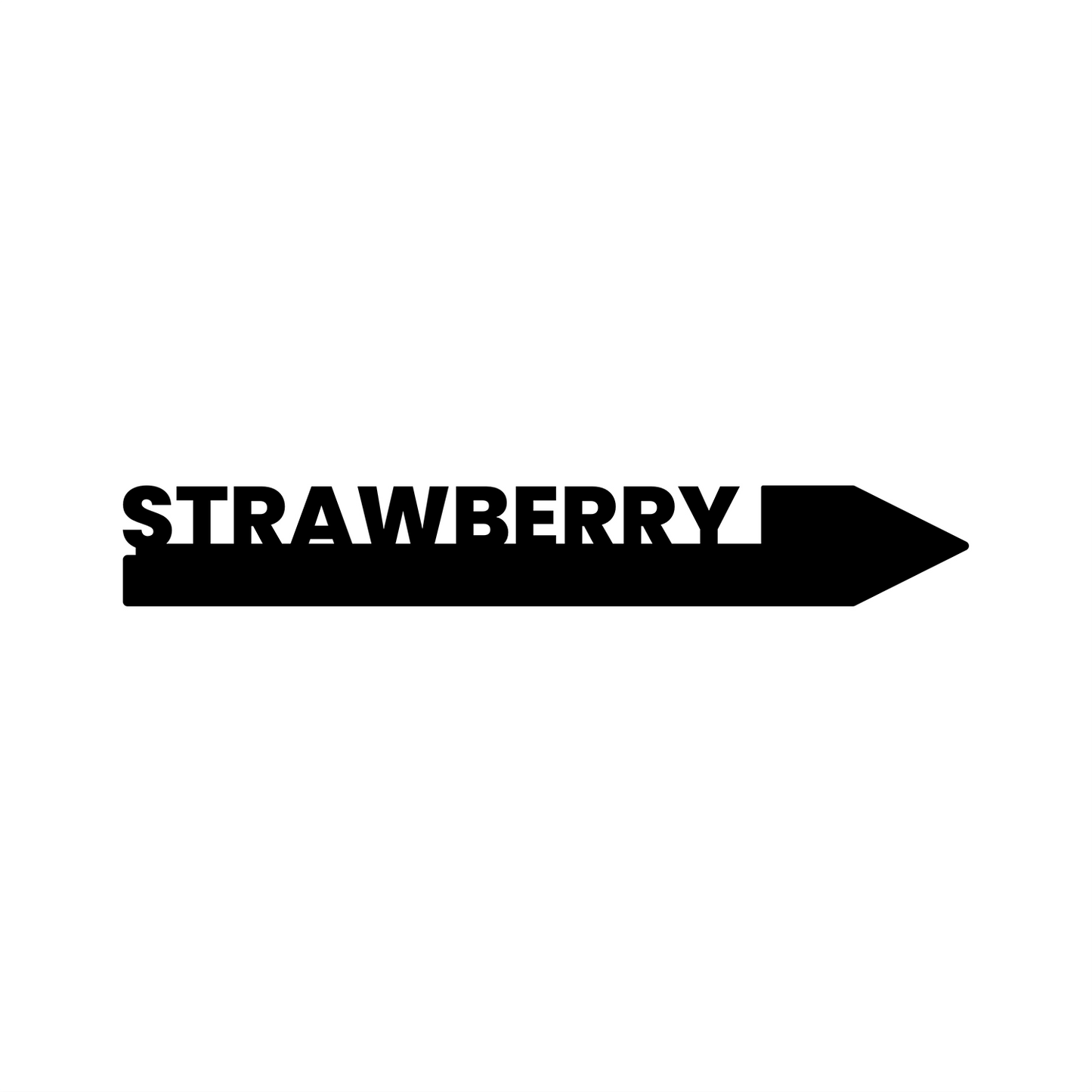 "Strawberry" Garden Acrylic Grow Tag