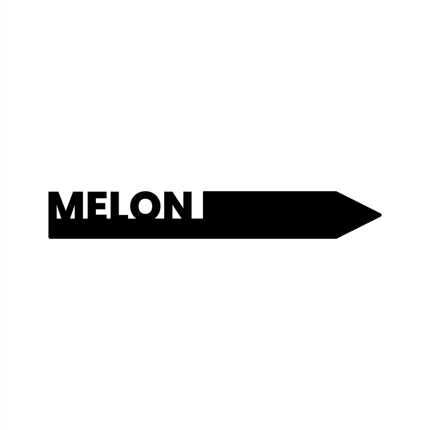 "Melon" Garden Acrylic Grow Tag