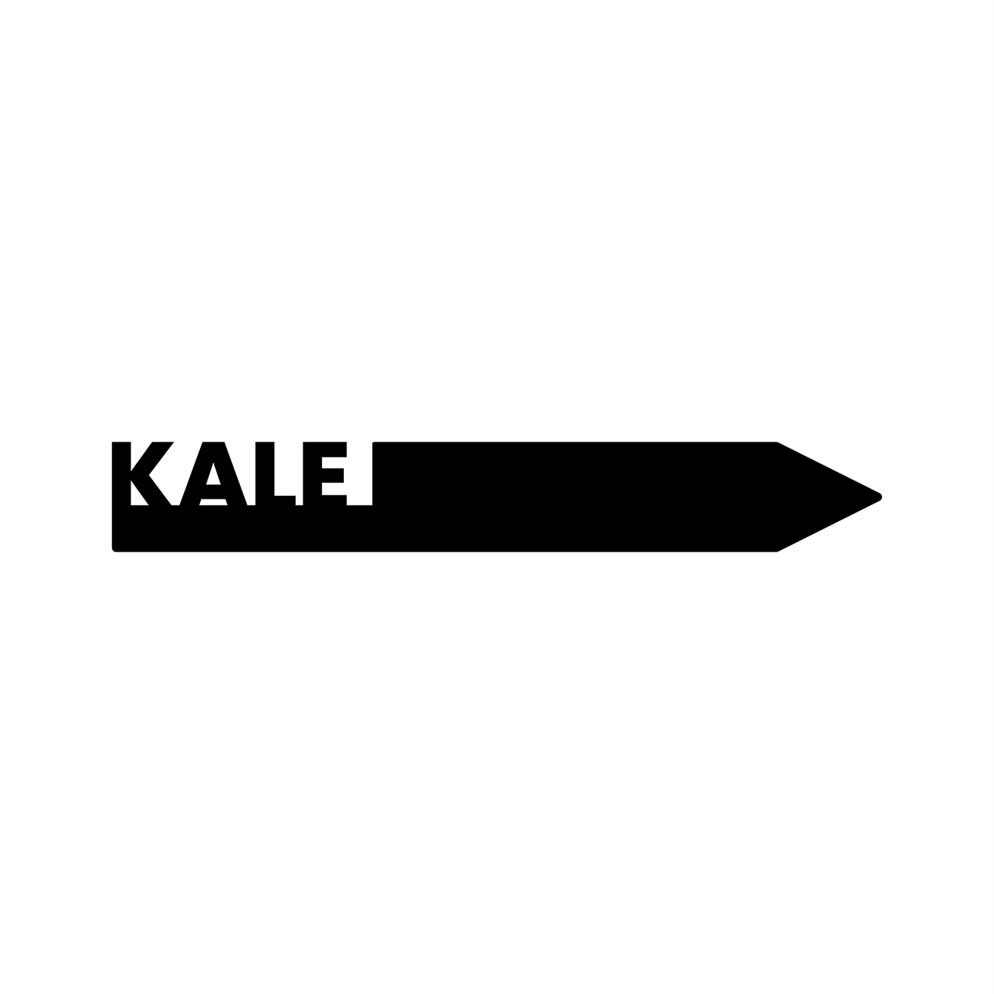 "Kale" Garden Acrylic Grow Tag