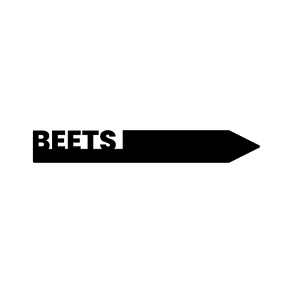 "Beets" Garden Acrylic Grow Tag