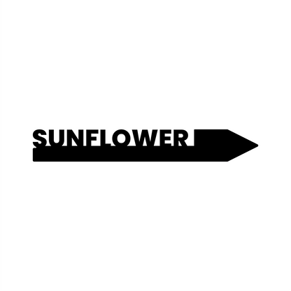 "Sunflower" Garden Acrylic Grow Tag