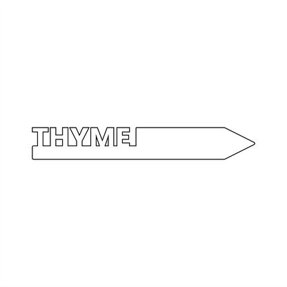 "Thyme" Garden Acrylic Grow Tag