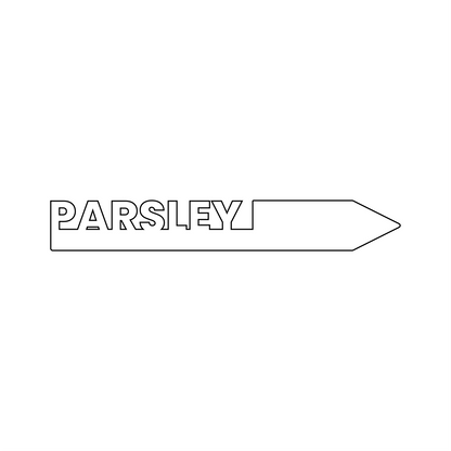 "Parsley" Garden Acrylic Grow Tag
