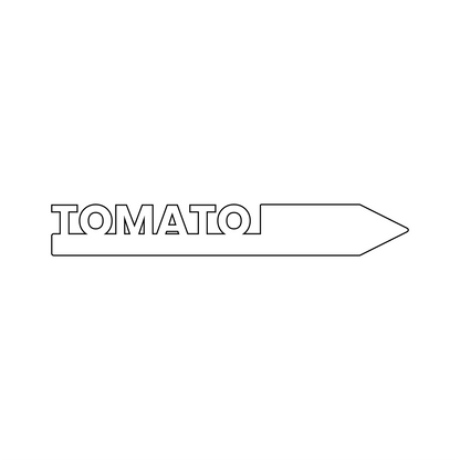 "Tomato" Garden Acrylic Grow Tag