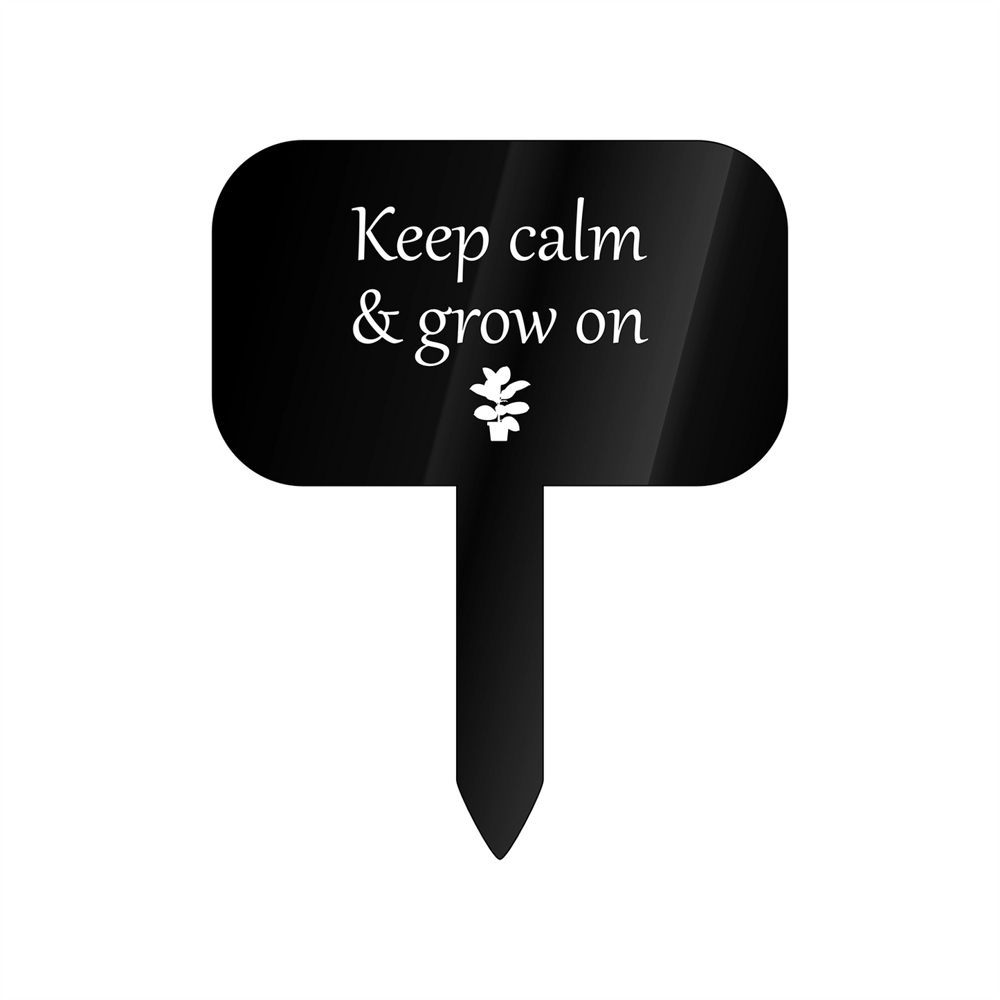 "Grow on" Acrylic Plant Marker