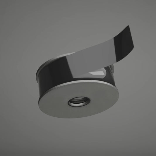 "Deep Gloss Black" Cast Vinyl Pinstripe Spindle