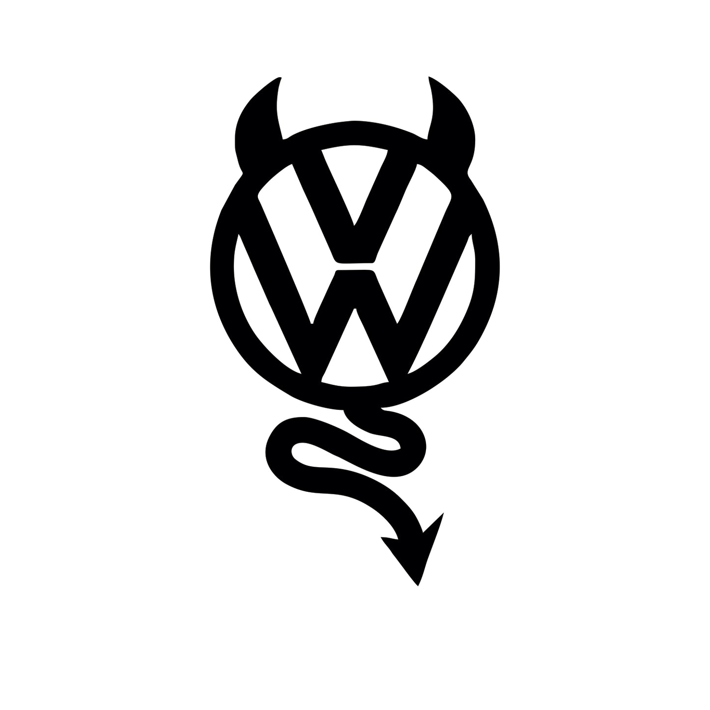 "VW Devil" Vehicle Decal