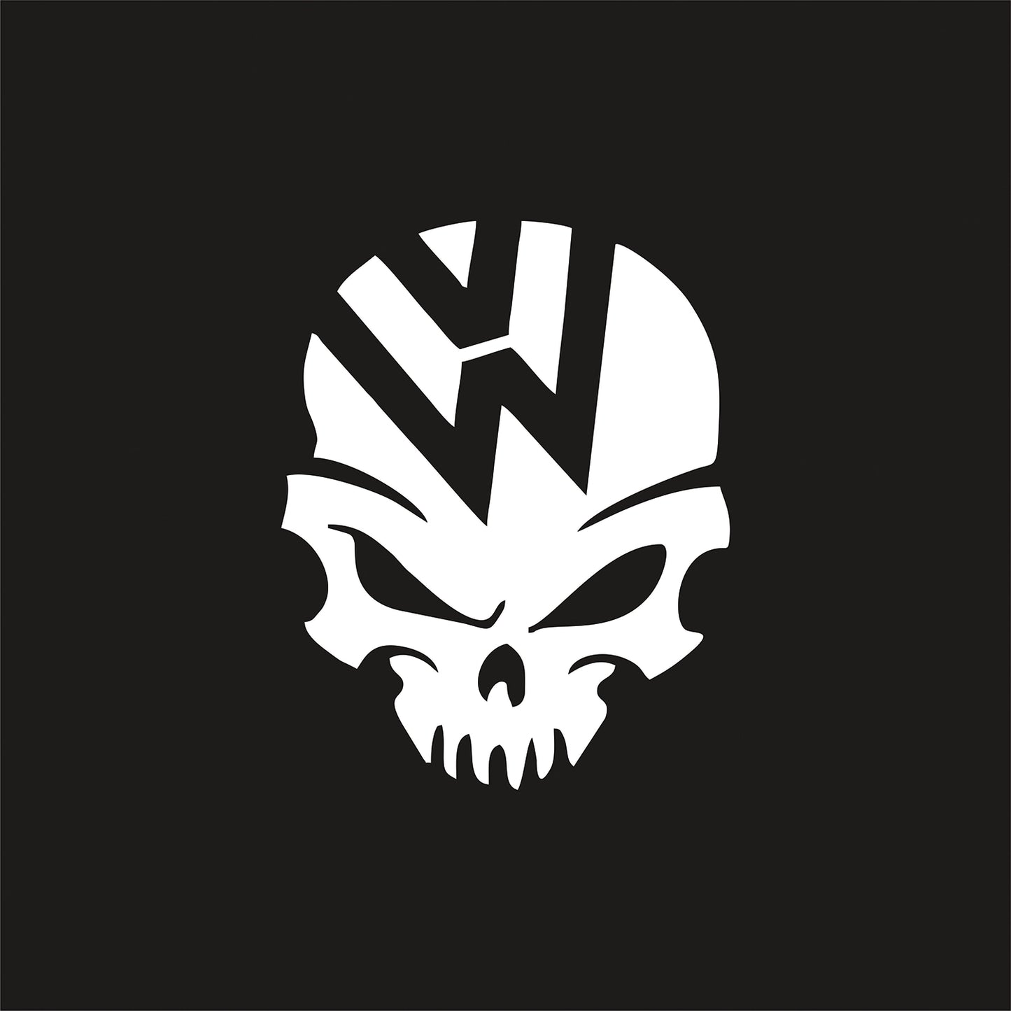 "VW Skull" Vehicle Decal