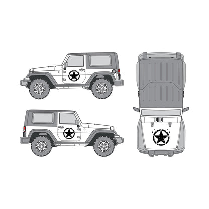 "Jeep Star" Vehicle Kit (Eroded Design)