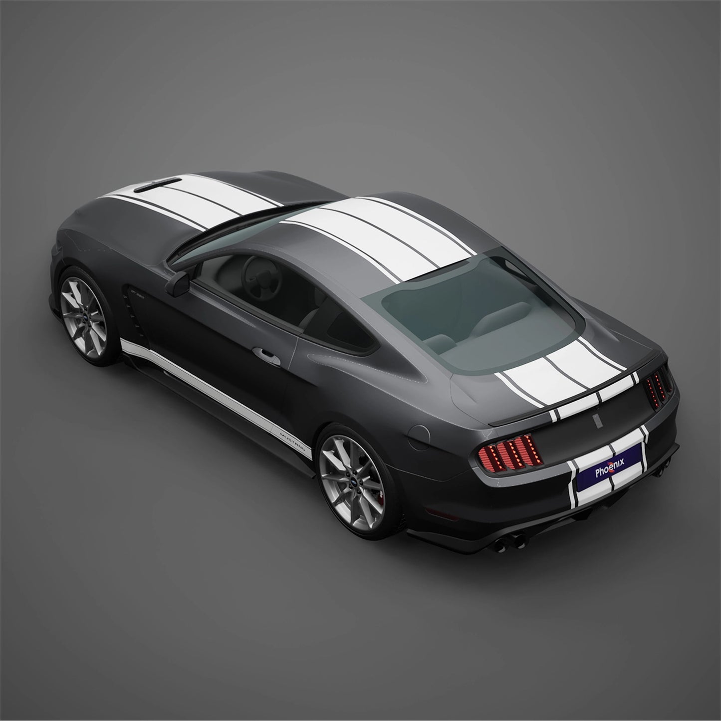 "Mustang Duo Pinstripe" Vehicle Kit