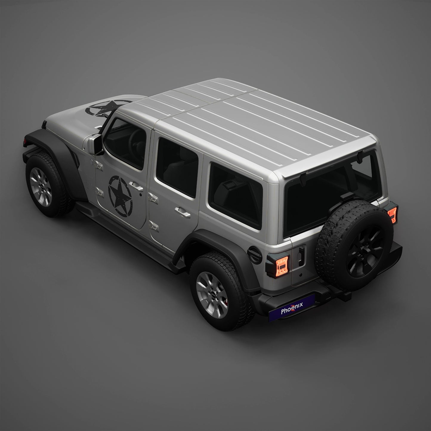 "Jeep Star" Vehicle Kit (Eroded Design)