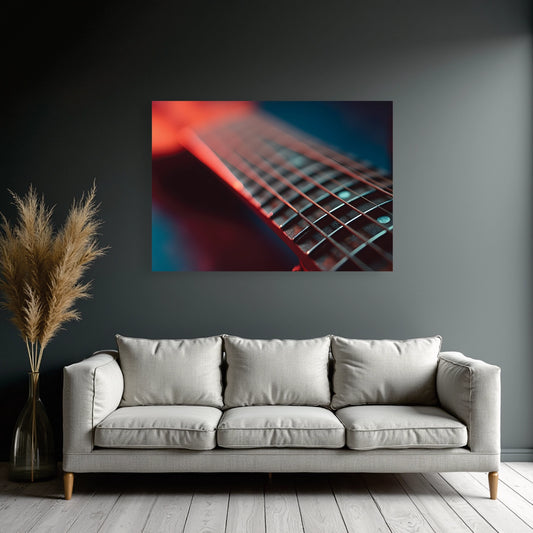 "Guitar Frets" Wall Art Frame