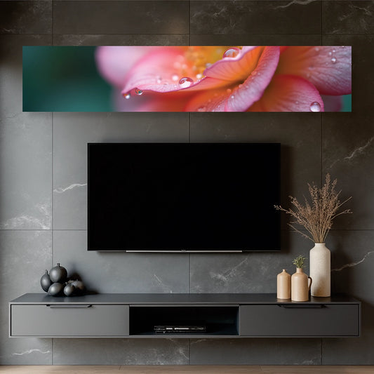 "Rich Flower" Panoramic Wall Art Frame