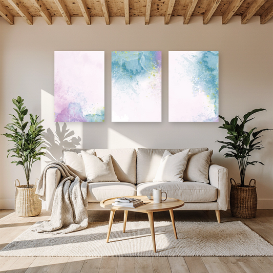 "Sea Water Colour" Wall Art Frame Set