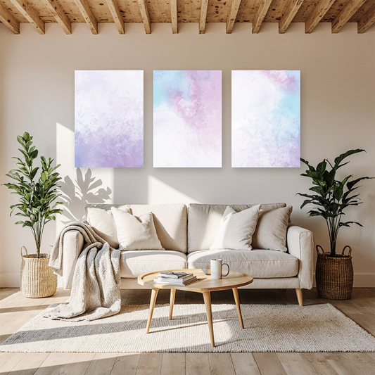 "Cool Breeze Water Colour" Wall Art Frame Set